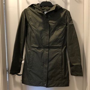 Columbia Waterproof Hooded Rain Jacket XS